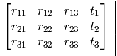 Extrinsic Matrix